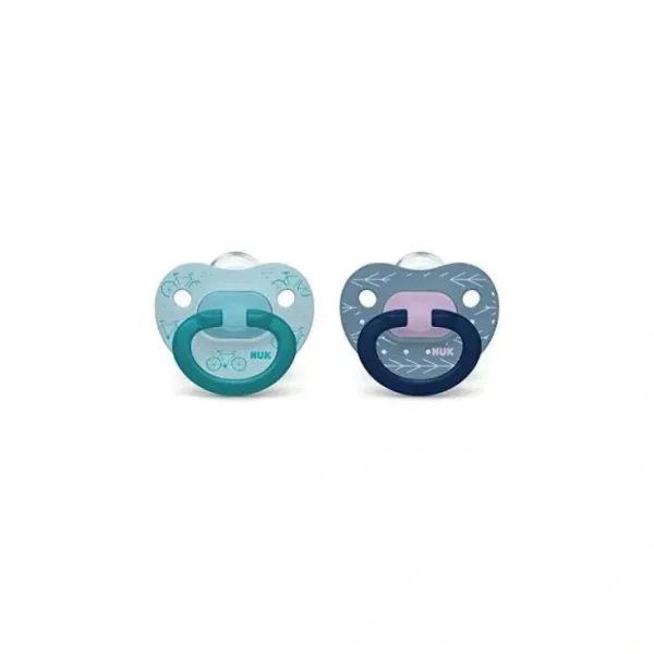 Store Nuk Pacifier Orthodontic Fashion Boy 2 Pack - cutbabycare.com | baby boutique & care hub Health Safety