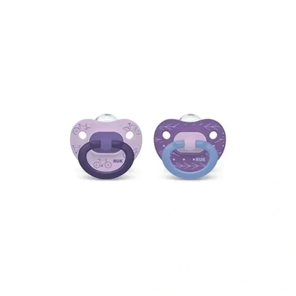 Fashion Nuk Pacifiers Orthodontic Fashion Girl 2 Pack - cutbabycare.com | baby boutique & care hub Health Safety