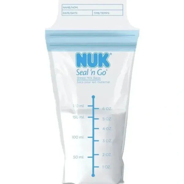 Store Nuk Seal 'N Go Breast Milk Bags, 50-Count - cutbabycare.com | baby boutique & care hub Shop All