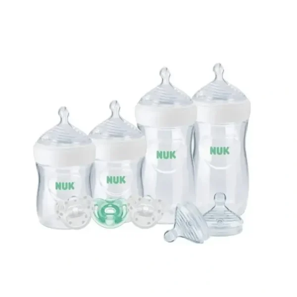 Outlet Nuk Simply Natural Bottle Gift Set With Safe Temp-9Pc - cutbabycare.com | baby boutique & care hub Nursing Feeding
