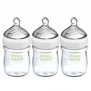 Cheap Nuk Simply Natural Bottle 5Oz 3Pk - Slow Flow - cutbabycare.com | baby boutique & care hub Nursing Feeding