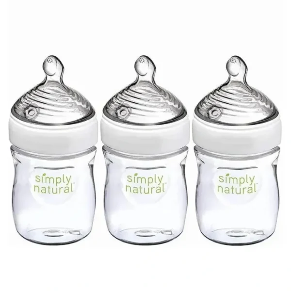 Cheap Nuk Simply Natural Bottle 5Oz 3Pk - Slow Flow - cutbabycare.com | baby boutique & care hub Nursing Feeding