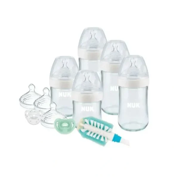 Outlet Nuk Simply Natural Glass Bottles 11Pc Gift Set - cutbabycare.com | baby boutique & care hub Shop All