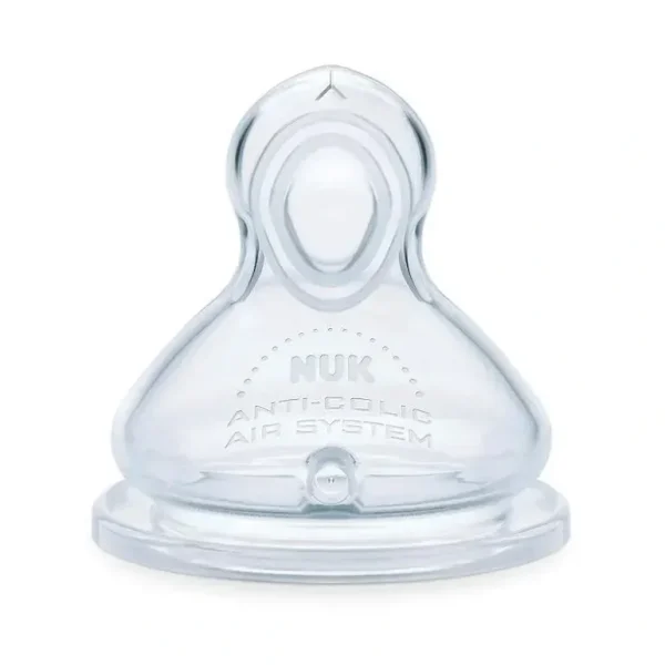 NUK Smooth Flow Anti-Colic Baby Bottle Nipples 6-18 Months,2Pk - cutbabycare.com | baby boutique & care hub