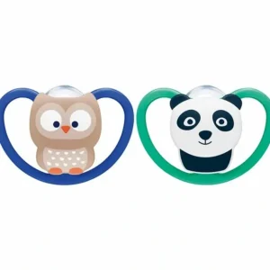 Shop NUK Space Soother 6-18 Months 2 Pack - cutbabycare.com | baby boutique & care hub Health Safety