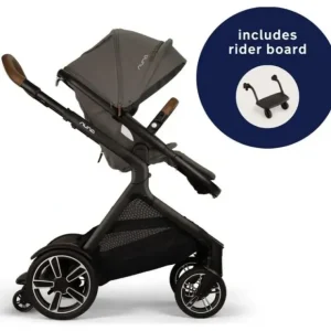 New Nuna - DEMI Next Stroller with Rider Board, Granite - cutbabycare.com | baby boutique & care hub Stroller