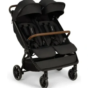 Shop Nuna - Trvl Double Stroller, Caviar - cutbabycare.com | baby boutique & care hub Stroller