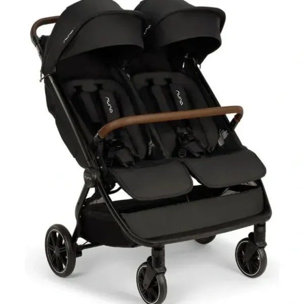 Shop Nuna - Trvl Double Stroller, Caviar - cutbabycare.com | baby boutique & care hub Stroller