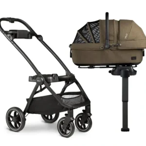 Fashion Nuna Pet - Maeve & Roscoe 3-In-1 Pet Protection System, Medium Rigid Brindle - cutbabycare.com | baby boutique & care hub Car Seats