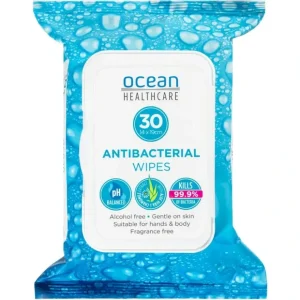 Best Ocean Healthcare Antibacterial Wipes 30 Pack - cutbabycare.com | baby boutique & care hub Health Safety