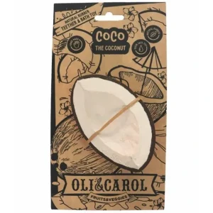 Hot Oli & Carol - Coco The Coconut, Chewable toy - cutbabycare.com | baby boutique & care hub Bath Potty