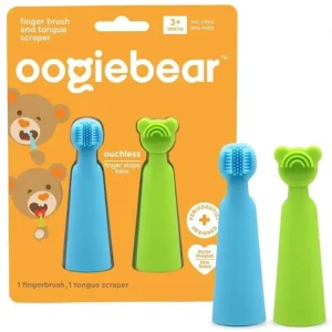 Online Oogiebear - Finger Brush And Tongue Scraper - cutbabycare.com | baby boutique & care hub Health Safety