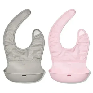 Sale Oxo - 2Pk Roll Up Bib, Blossom & Drizzle - cutbabycare.com | baby boutique & care hub Stroller