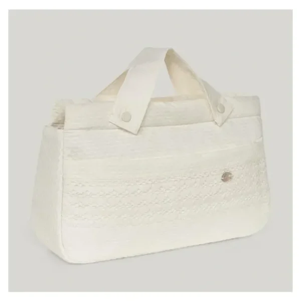 Cheap Paz Rodriguez - Woven Diaper Bag Dolina, Cream - cutbabycare.com | baby boutique & care hub Stroller