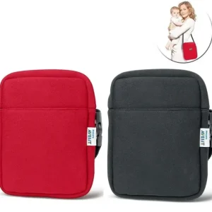 2pc Avent Neoprene ThermaBag Warmer Baby Bottle Insulated/Thermo Bag Black/Red - cutbabycare.com | baby boutique & care hub