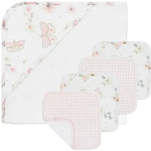 5pc Baby Bath Gift Set - Butterfly Garden - cutbabycare.com | baby boutique & care hub