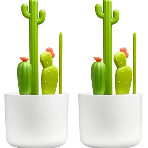 8pc Boon Cacti Baby Bottle Brush Set Cleaning/Washing Nipple/Straw Brushes GRN - cutbabycare.com | baby boutique & care hub