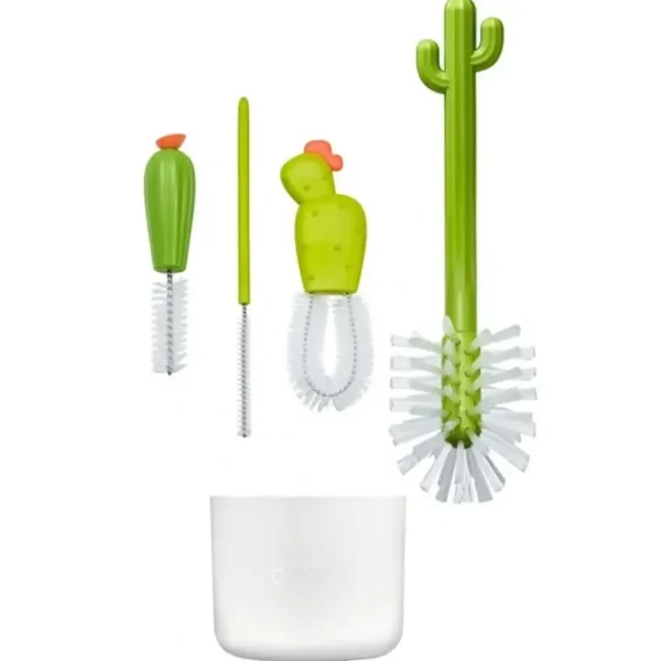 4pc Boon Cacti Baby Bottle Brush Set Cleaning/Washing Nipple/Straw Brushes GRN - cutbabycare.com | baby boutique & care hub