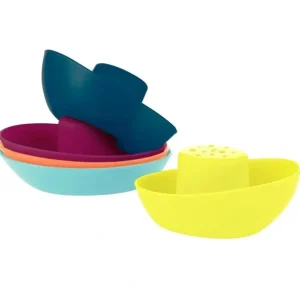 5pc Boon Fleet Stacking Boats/Ship Cup Set Baby/Toddler Kids Water Bath Toys 9m+ - cutbabycare.com | baby boutique & care hub