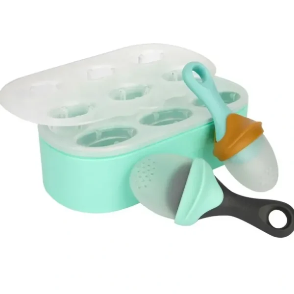 2pc Boon Pulp Silicone Yogurt Mould Popsicle/IcyPole Freezer Tray Feeder Set 6m+ - cutbabycare.com | baby boutique & care hub
