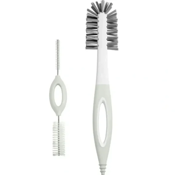 2pc Boon Trip 27cm/18cm Baby Feeding Bottle/Nipple Cleaning Brushes Set Grey - cutbabycare.com | baby boutique & care hub