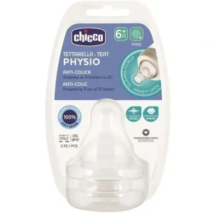 2pc Chicco Nursing Perfect5 Food Flow Silicone Teat Baby/Toddler Feeding 0m+ - cutbabycare.com | baby boutique & care hub