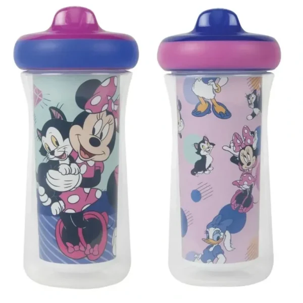 2pc Disney Junior Minnie Mouse 9oz/266ml Toddler Insulated Sippy Cup Set 9m+ - cutbabycare.com | baby boutique & care hub