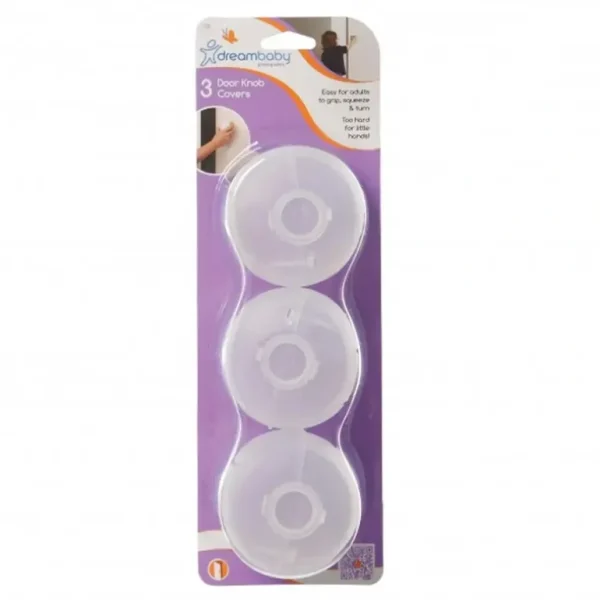 3pc dreambaby Toddler/Child Protection/ Safety Latch/Lock Covers f/ Door Knobs - cutbabycare.com | baby boutique & care hub