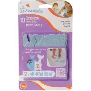 10pc dreambaby Watch Your Step Heat Alert Baby Anti-Slip Bath Mats Safety Strips - cutbabycare.com | baby boutique & care hub