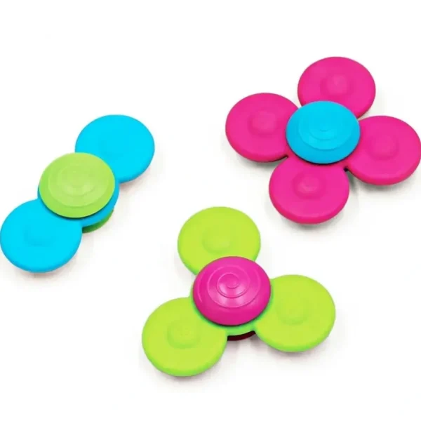 3pc Fat Brain Toys Whirly Squigz Sensory Toy Fidget Silicone Spinner Baby 10m+ - cutbabycare.com | baby boutique & care hub