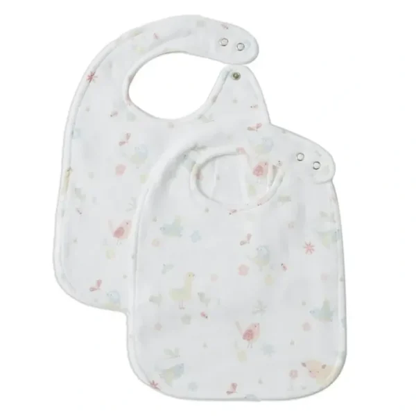 2pc Jiggle & Giggle Birdy Muslin Bib Set Baby/Infant Burp Drooling/Feeding - cutbabycare.com | baby boutique & care hub