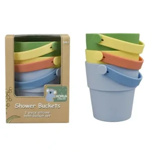 3pc Koala Dream Silicone Kids/Childrens Shower Water Buckets Set Green 6M+ - cutbabycare.com | baby boutique & care hub