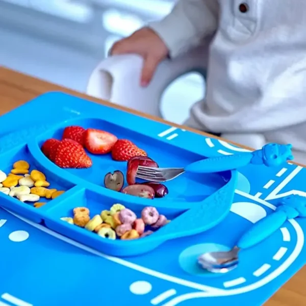 2pc Marcus & Marcus BPA Free Spoon & Fork Cutlery Set Baby 3m+ Green Elephant - cutbabycare.com | baby boutique & care hub
