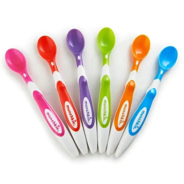 6pc Munchkin Soft-Tip Baby/Infant Feeding Cultery Spoons 3m+ BPA Free 2.5x17cm - cutbabycare.com | baby boutique & care hub