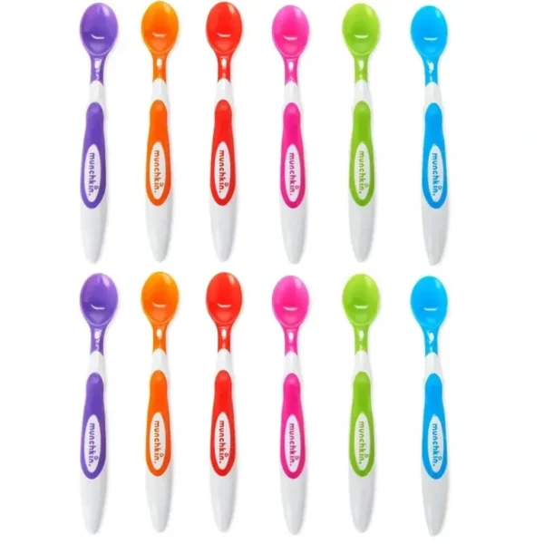 12pc Munchkin Soft-Tip Baby/Infant Feeding Cultery Spoons 3m+ BPA Free 2.5x17cm - cutbabycare.com | baby boutique & care hub