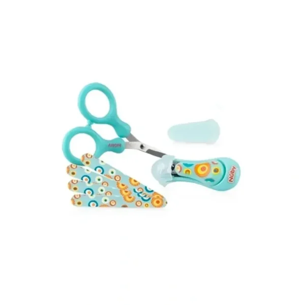 8pc Nuby Baby Nail Care Grooming Manicure Set w/ Scissors/File Assorted - cutbabycare.com | baby boutique & care hub