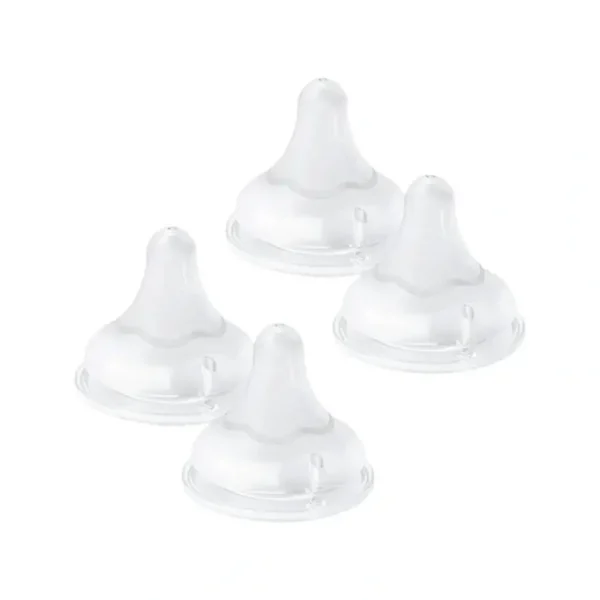 4pc PIGEON Softouch III Peristaltic Plus Baby/Newborn Drinking Bottle Teat 1m+ - cutbabycare.com | baby boutique & care hub