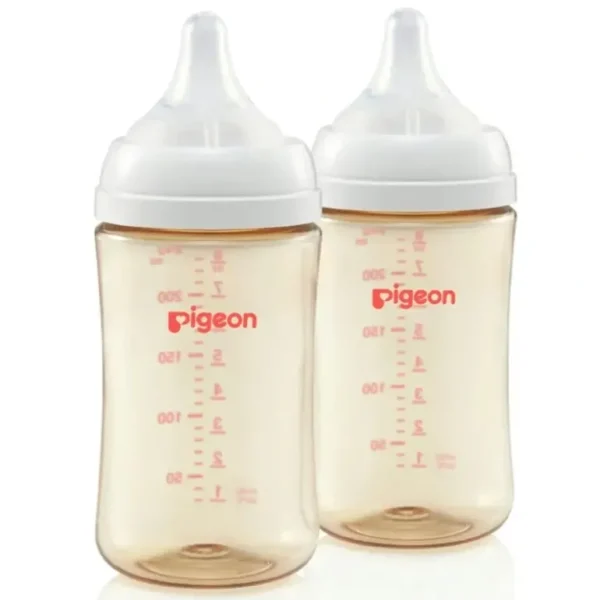 2pc PIGEON Softouch lll Drinking/Feeding Bottle PPSU Anti-Colic 240ml Baby 3m+ - cutbabycare.com | baby boutique & care hub