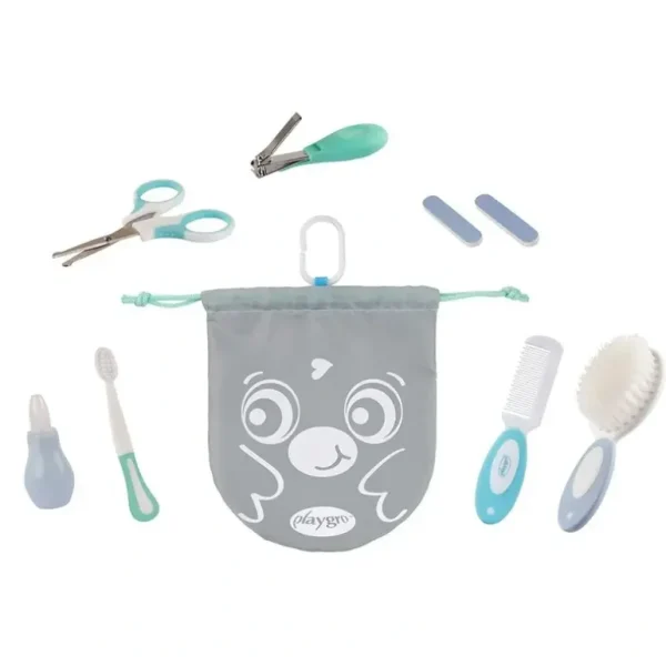 9pc Playgro Gentle Touch Essential Baby Hair/Nails/Teeth/Gums Care Set - cutbabycare.com | baby boutique & care hub