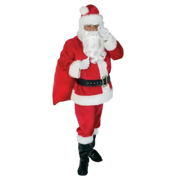 12Pc Rubies Santa Claus Men's Festive Dress Up Christmas Suit Costume Size STD - cutbabycare.com | baby boutique & care hub