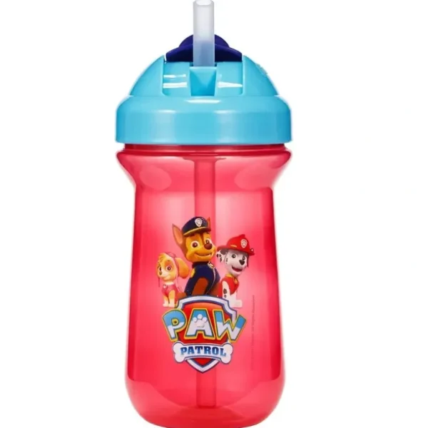 1pc The First years Flip Top Straw Cup Baby/Toddler 18m+ Water Bottle Paw Patrol - cutbabycare.com | baby boutique & care hub