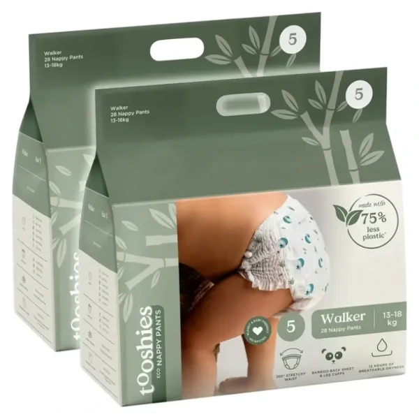 56pc Tooshies ECO Baby Toddler Breathable Bamboo Nappy Pants Size 5 13-18kg - cutbabycare.com | baby boutique & care hub