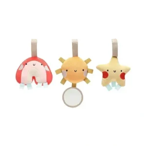Cheap Pearhead - Rainbow Sun and Stars Stroller Toys, Plush Corduroy Baby Travel Car Seat Toy, Set of 3 - cutbabycare.com | baby boutique & care hub Stroller