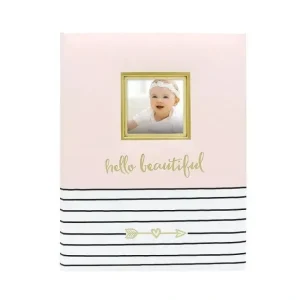 Best Sale Pearhead Gold & Pink Baby 1st Year Memory Book - cutbabycare.com | baby boutique & care hub Bath Potty