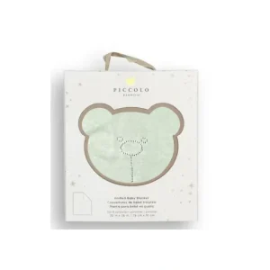 Cheap Piccolo Bambino - Pointelle Signature Stroller Blanket With Gift Box Green - cutbabycare.com | baby boutique & care hub Stroller