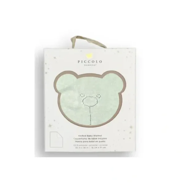 Cheap Piccolo Bambino - Pointelle Signature Stroller Blanket With Gift Box Green - cutbabycare.com | baby boutique & care hub Stroller