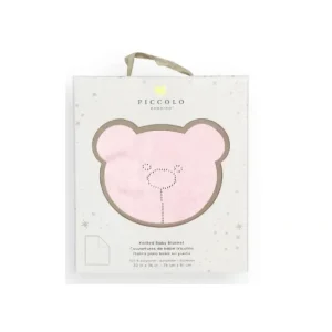 Online Piccolo Bambino - Pointelle Signature Stroller Blanket With Gift Box Pink - cutbabycare.com | baby boutique & care hub Stroller
