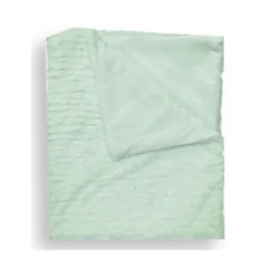 Online Piccolo Bambino - Textured Faux Fur Stroller Blanket On Wooden Hanger Green - cutbabycare.com | baby boutique & care hub Stroller