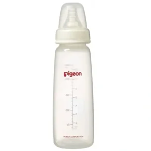 Fashion PIGEON Flexible Peristaltic 4m+ Nipple M Round Hole Baby 240ml Feeding Bottle - cutbabycare.com | baby boutique & care hub Nursing Feeding