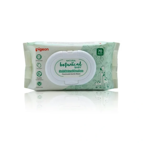 Online PIGEON Natural Botanical Baby Plantmade Wipes 70 Pack - cutbabycare.com | baby boutique & care hub Shop All